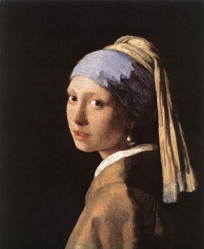 VERMEER VAN DELFT, Jan Girl with a Pearl Earring er oil painting image